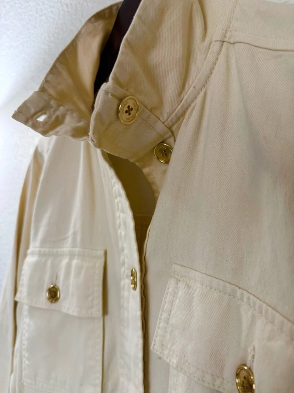 Michael Kors Utility Jacket | Safari Style | 100% Cotton | Size M - Picture 6 of 14